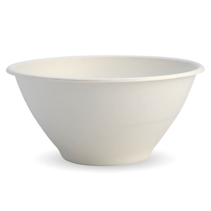 1,420ml / 48oz White Plant Fibre BioBowl