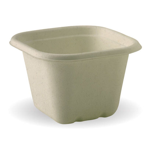 630ml Natural Plant Fibre Takeaway Base