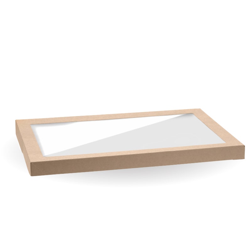 Extra Large BioBoard Catering Tray PLA Window Lid
