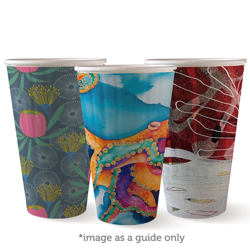 460ml / 16oz (90mm) Art Series Double Wall BioCup