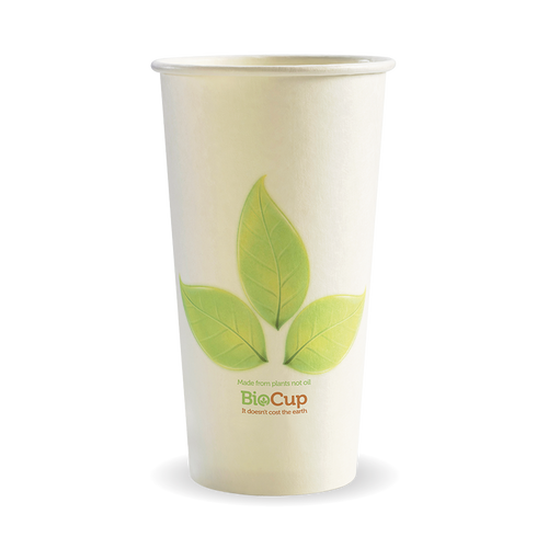 595ml / 20oz (90mm) Leaf Single Wall BioCup
