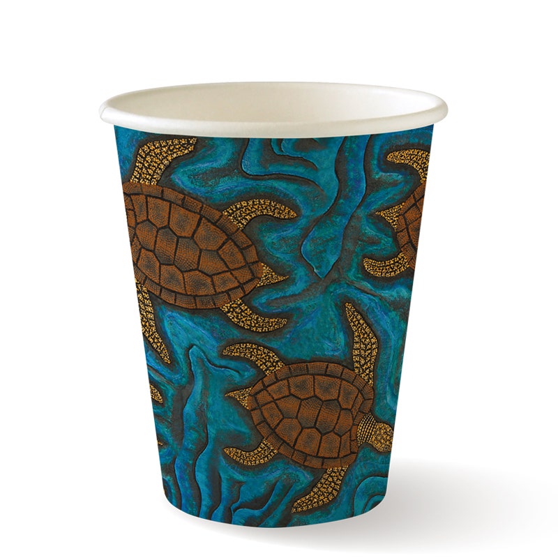 280ml / 8oz (80mm) Indigenous Art Single Wall BioCup