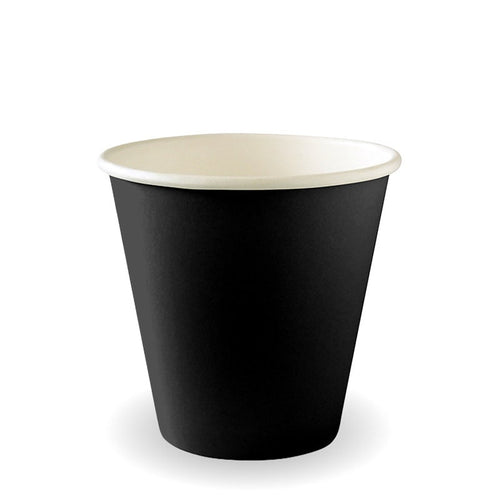 280ml / 8oz (90mm) Black Single Wall BioCup