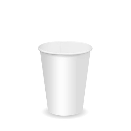 390ml / 12oz (90mm) White Cold Paper BioCup