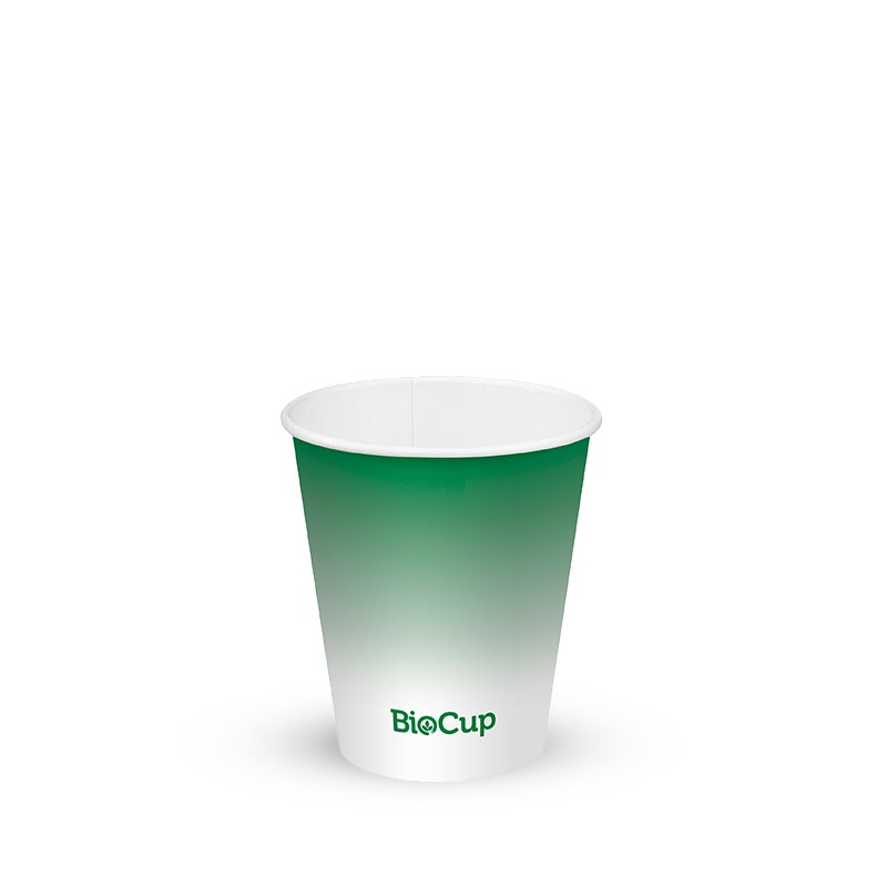 200ml / 6oz (80mm) Green Cold Paper BioCup