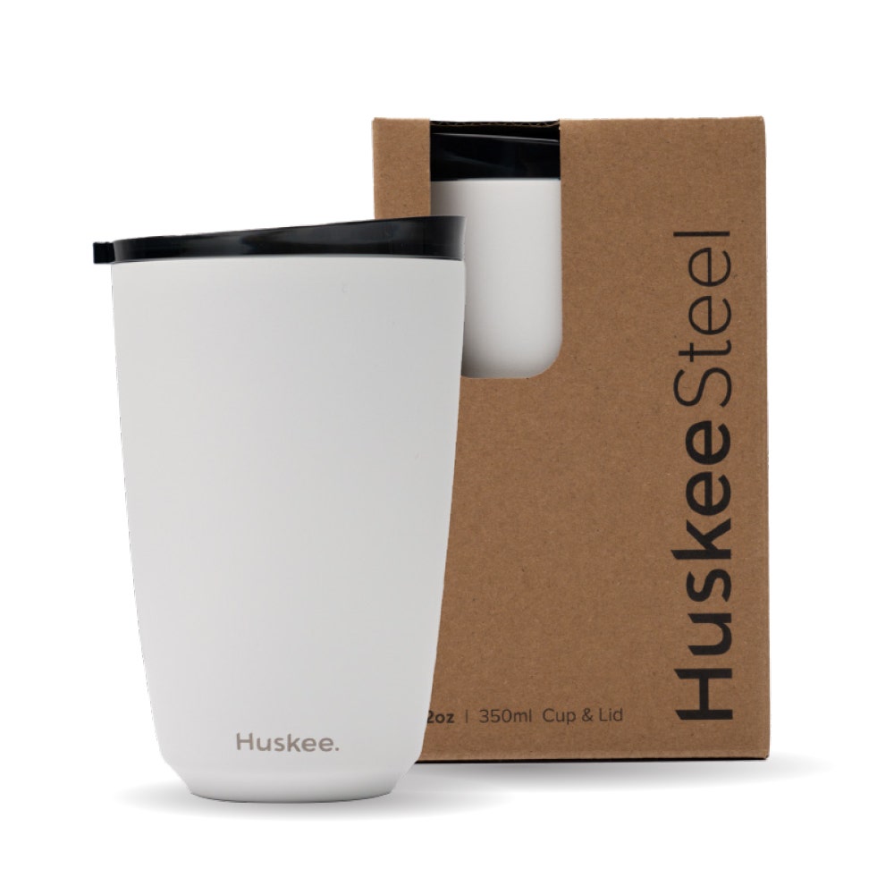 12oz HuskeeSteel White (x12)