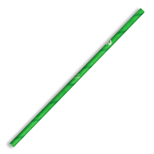 6mm Regular Green BioStraw