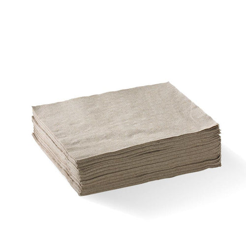2-Ply 1/4 Fold Natural Lunch BioNapkin