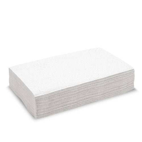 Single Saver 2-Ply Quilted White BioDispenser Napkin