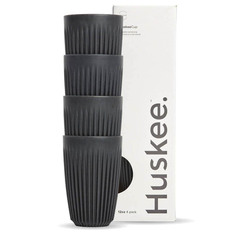 12oz HuskeeOriginal 4-Pack Charcoal (x12)