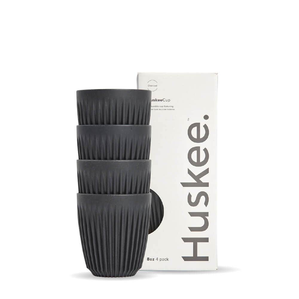 8oz HuskeeOriginal 4-Pack Charcoal (x12)
