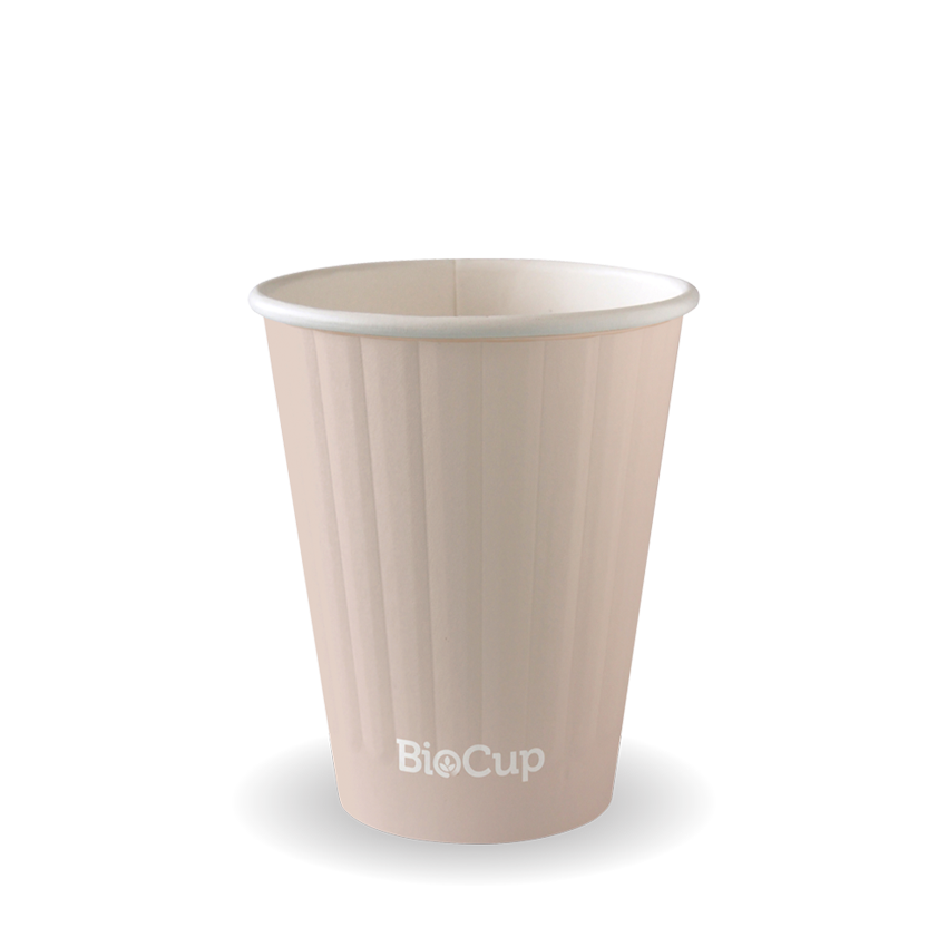 255ml / 8oz (80mm) Stone Double Wall Biocup