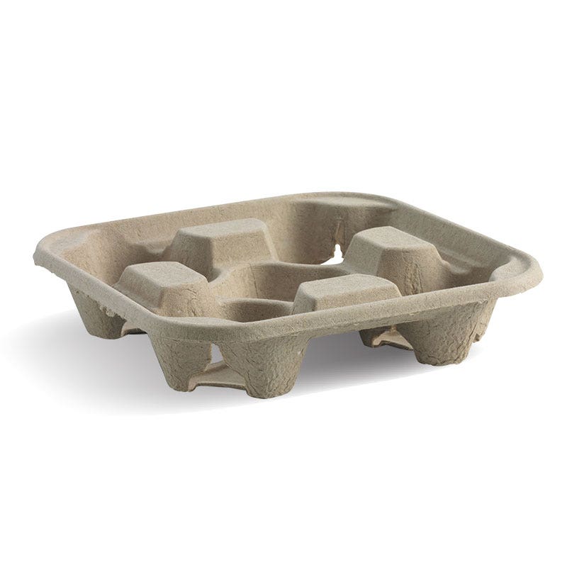 4-Cup Pulp BioCup Tray
