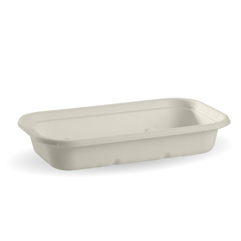 750ml White Plant Fibre Takeaway Base