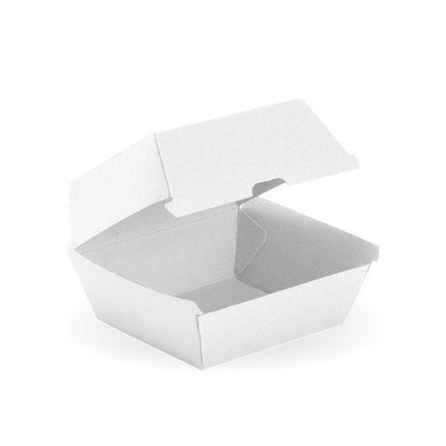 Large Burger BioBoard White Box - 150/carton