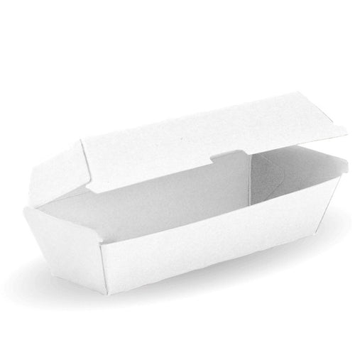 Large Snack BioBoard White Box -200/carton