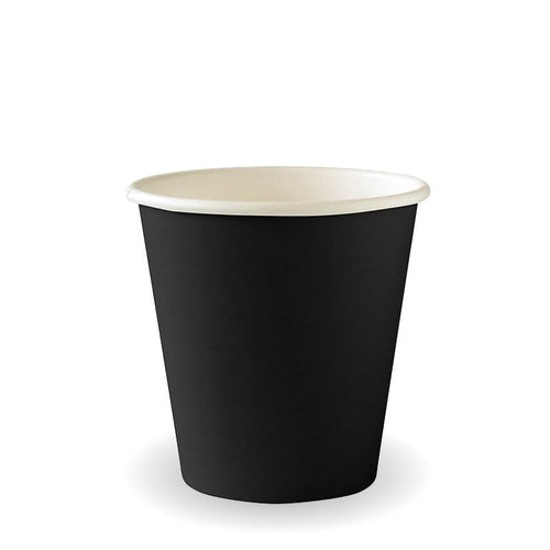 230ml / 6oz (80mm) Black Single Wall BioCup