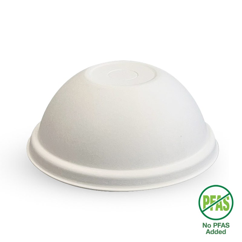 90mm Plant Fibre Dome Cold Paper BioCup Lid