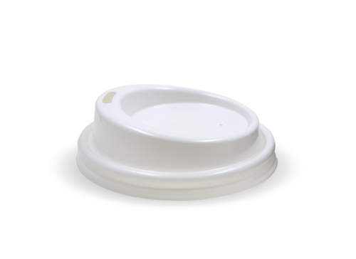 62.3mm / 4oz White PS Sipper BioCup Lid