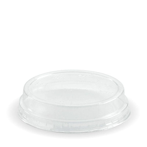 60-280ml Dome No Hole Clear BioCup Lid